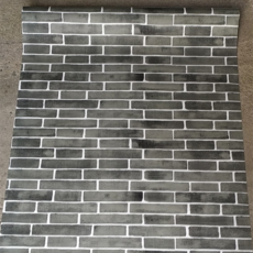 Secret Garden 磚紋自黏式磁磚壁紙, 地中海灰磚