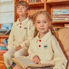 코코모메 아동용 카라 맨투맨 CCM2000