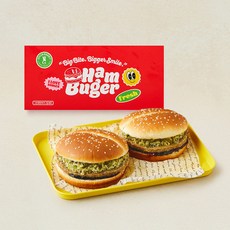 그린래빗 스테이크버거 2개입, 380g, 1개