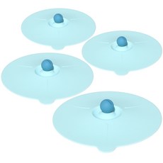 BERinG 矽膠微波爐簡易碗蓋, 混合顏色, 4個