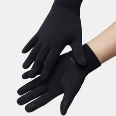 tesla 運動刷毛防滑智慧型手機手套 雙手穿戴組, 黑色, 1套