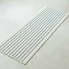 인룸 에센셜 스트라이프 터프팅 주방 발매트, 그레이