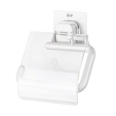 deHUb 黏貼式衛生紙架 R 帶蓋型, 混合顏色, 1個