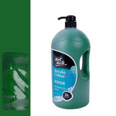 Mont Marte 蒙瑪特 壓克力顏料 草綠色, 1 種顏色, 2L