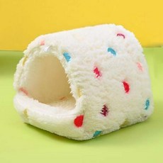 Yorun-gae 優雅色系小型寵物躲藏屋 S, 白色, 1個