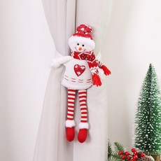 Artyhome 聖誕窗簾綁帶扣, 雪人