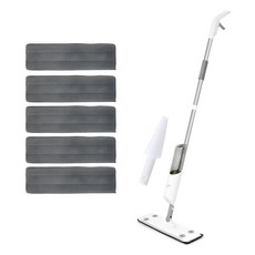 MYNEW MYNEW 噴霧拖把 + 超細纖維專用拖布 5片, 1組