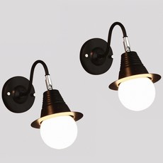 샛별하우스 바노 벽등 2p, 블랙