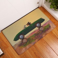 Allove Home 狗狗賽車門墊, TYPE16