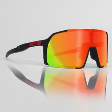 가빈 스타일호른 스포츠 고글 G103 + 도수클립 세트, C03 블랙 + 레드미러, 1세트