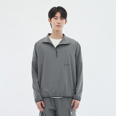 스케쳐스 남성용 우븐 하프 집업 티셔츠 SP3MTCFS01