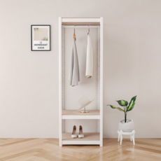 HOMEDANT HOUSE 3層組合式置物掛衣架 升級版, 白色