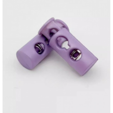 Misoroun 橢圓形繩長調節扣 24 x 9 x 4.5 mm, 淺紫色, 5個