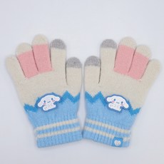 Cinnamoroll 大耳狗喜拿 兒童針織冬季智慧觸控手套