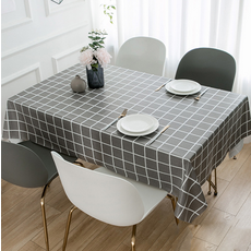 All Nine 特別格紋餐桌布, TYPE04, 140 x 140 cm