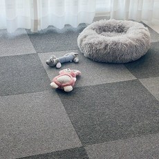 DING DONG PET Pet Block Carpet 2 x 3p, 木炭, 灰色