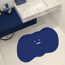 DM 簡約基本款無表情腳踏墊, 混合色