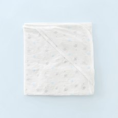 moms nature 純棉印花孩童包巾