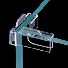 Mimineaqua 觀賞魚 魚缸 多用途 壓克力邊角保護套 4入, 3個, 透明