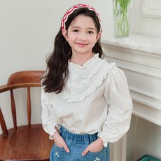 Bebezoo 女童Elisa荷葉邊襯衫