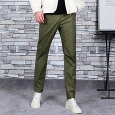 타운클로 남성용 J지퍼 라인 허리밴드 팬츠