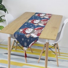 Sonio 快樂聖誕桌旗, 180 x 33 cm, 1個, 07 雪人