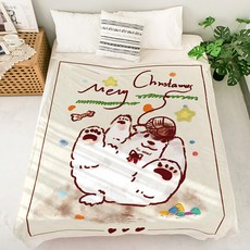 아티홈 플란넬 크리스마스 따뜻한 담요