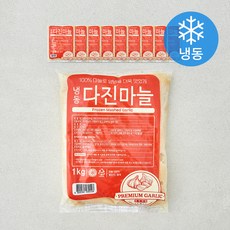 세미원 다진마늘 프리미엄 (냉동), 1kg, 10개