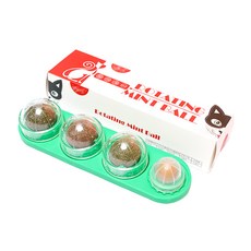 HAMATE 貓旋轉貓薄荷球套組, 綠色, 1套