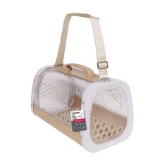 寵物360度透明外出箱, 咖啡