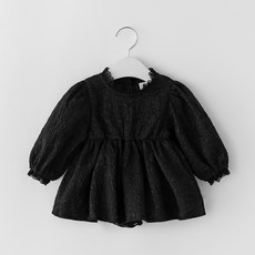 BEBENIZ 孩童皺褶蕾絲連身裙包屁衣