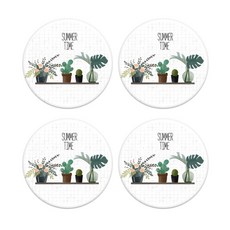 Petit Fresh 矽藻土杯墊 B02 4入, 款式15