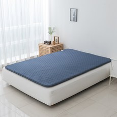 Haniluiryogi 頂級 EMF 碳素電熱墊 電熱毯 HI-401, 藍色, 雙人(135 x 180 cm)