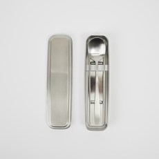 JAJU 全不鏽鋼成人湯匙筷組