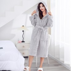 PEONIST 女性雲朵浴袍