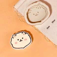 ANGLE THING 香氛蠟片矽膠模具 2入, 新款迷你博美犬