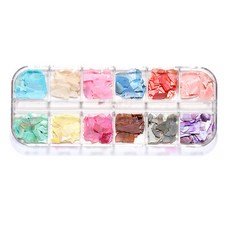 마켓A 셀프네일 자개파츠 12종 세트, 1개, TYPE3