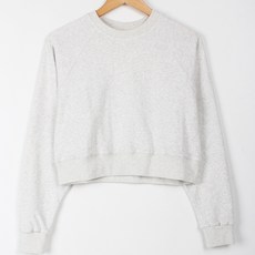 BBAEBBAE 女款圓領半短版大學T恤