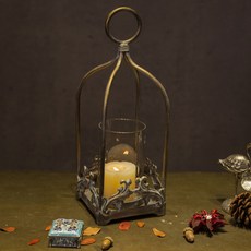 Heritz&J復古北歐風格燭台燭架 L IN0111, 古董金