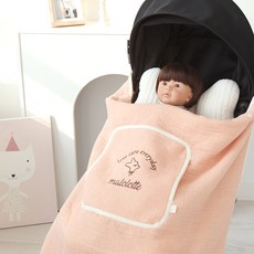 Marolotte 三層紗布嬰兒背帶四季皆宜, 粉色小鹿斑比