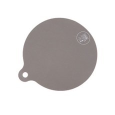 블루버킷 심플 논슬립 인덕션 보호 매트, 그레이 원형, 1개