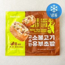 프레시지 고소한 소불고기 유부초밥 (냉동), 360g, 1개