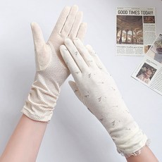 Huimimol 女用蕾絲點綴手套組 UU230