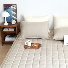 Snoozz Moment 水洗超細纖維鬆緊帶保潔墊, 拿鐵色