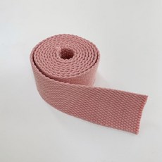 棉質織帶 32mm x 1.7mm x 450cm, 1個, 亮粉色