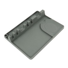 Zelife Aid矽膠烹飪工具架, 灰色的, 1個