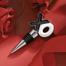 微笑紀念日XO紅酒塞, 1個, 銀黑色