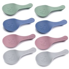 WICKER ROCKING 匙筷架 4款組, 灰色、深粉色、深綠色、深藍色, 2套