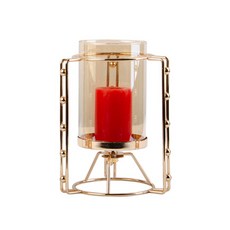 Moment 奢華晚宴金色框架燭台 CJ-ST78 小型, 單一顏色