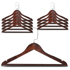 Market Plan 防滑西裝衣架, 單色, 10入